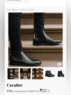 Men’s Thursday Boot Co Chelsea boots / size 10